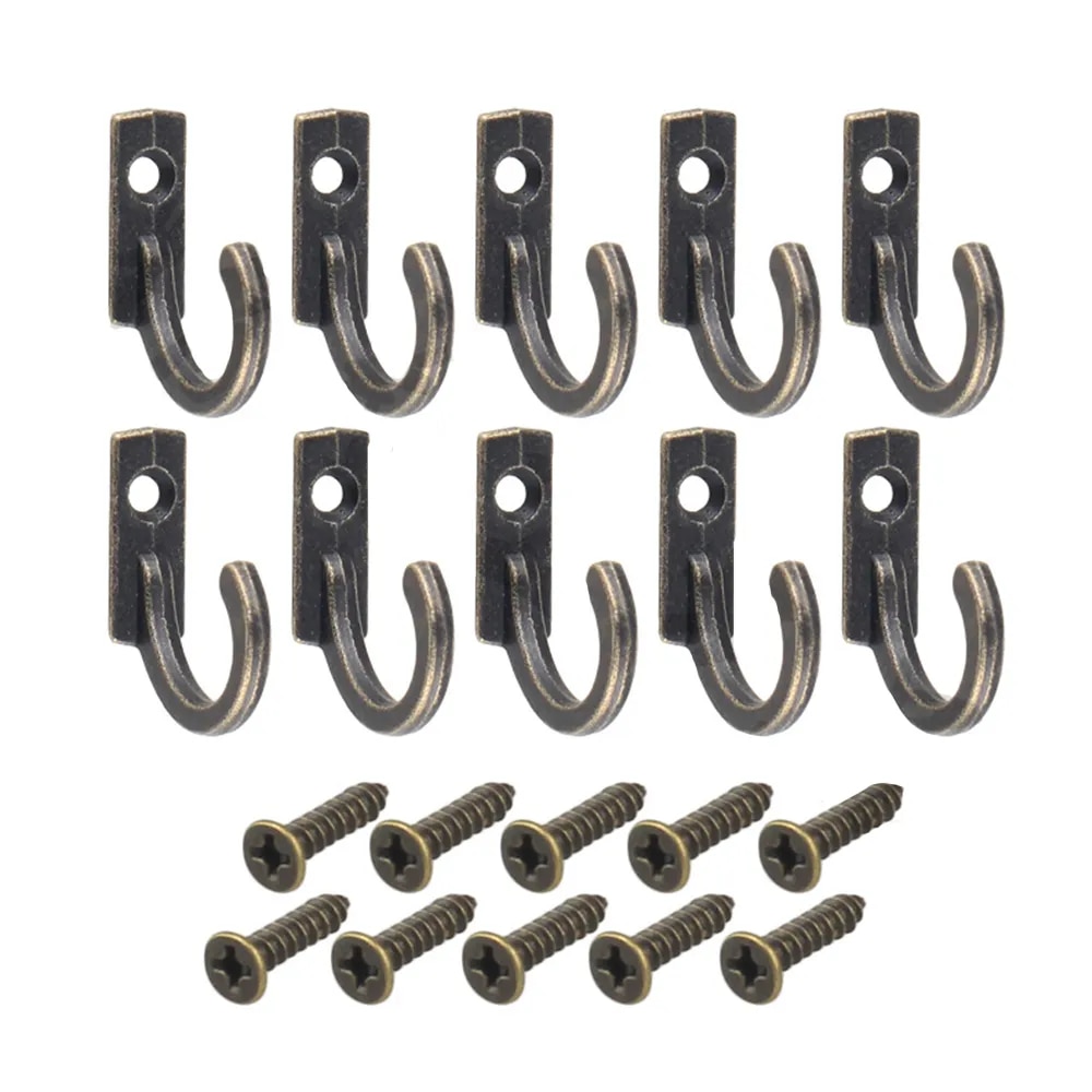 Home Bathroom Equipment - 10개 유럽 레트로 소형 후크 레트로