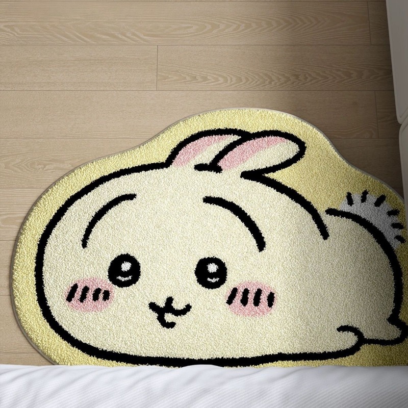 Home Bathroom Mats - 치이카와 만화 러그 애니메이션 하치와레 우사기