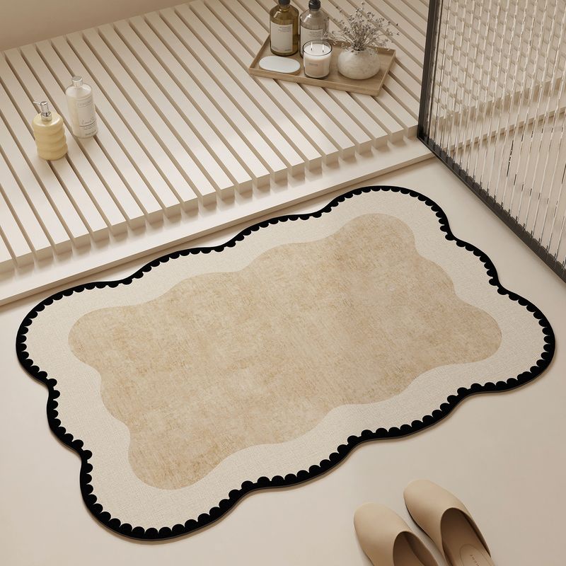 Home Made Bathroom Vanity - VIKAMA 구름결 무늬 모양의 욕실 매트,