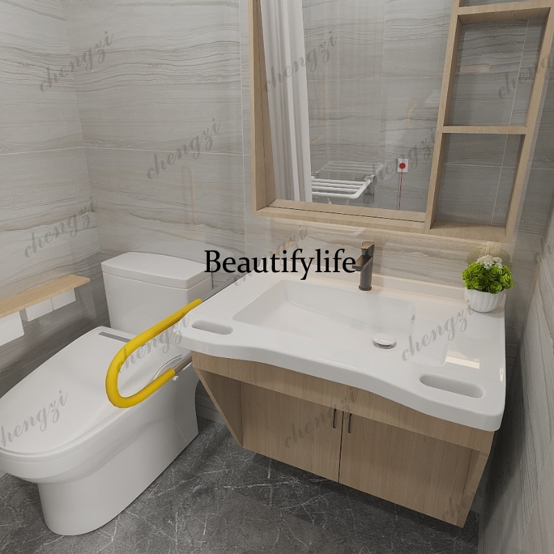Home Bathroom Remodel - 노인용 욕실 캐비닛 요양원 시니어 친화적
