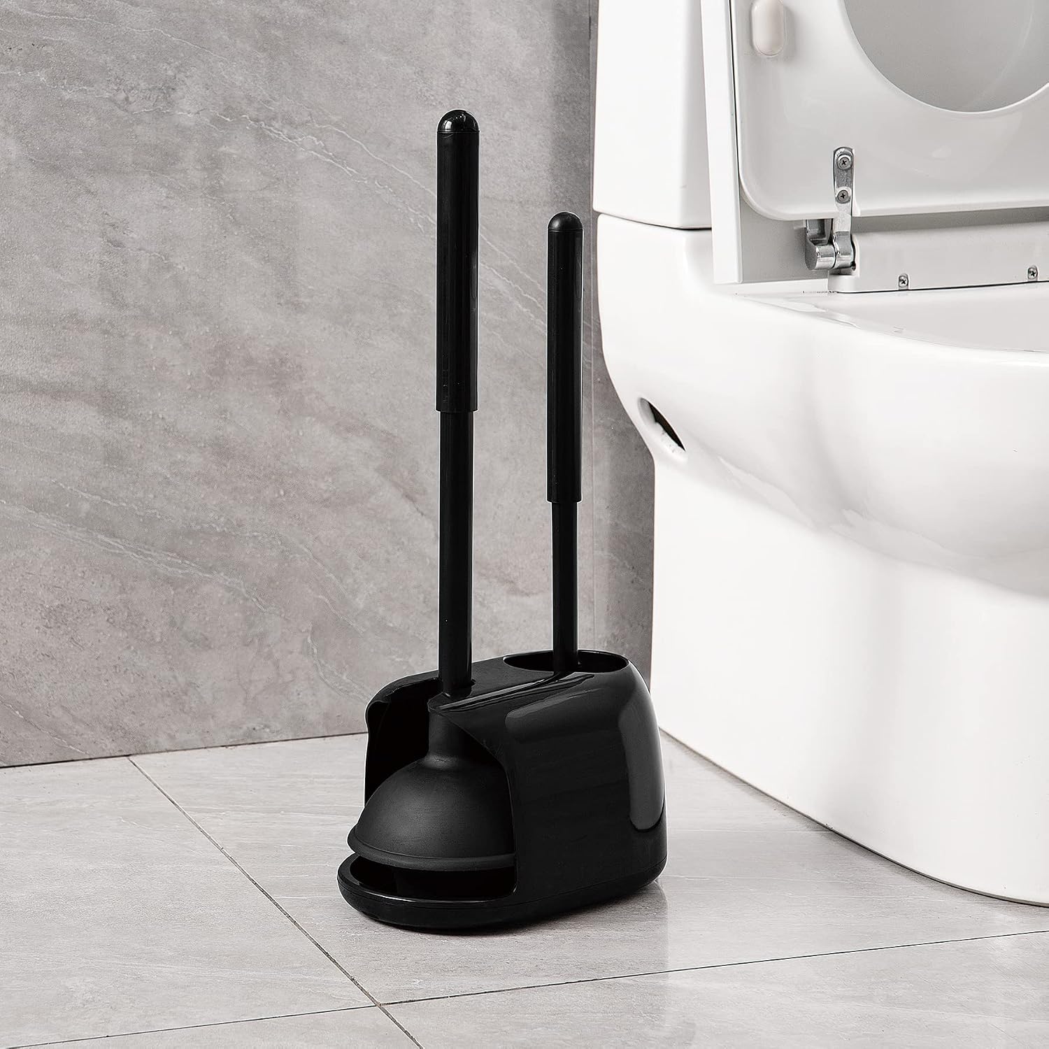 Home Bathroom Cleaning Kit - 2 in 1 변기솔 및 플런저