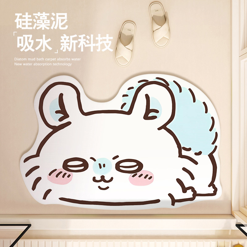 Home Bathroom Mats - 만화 모모나 치이카와 흡수성 바닥 매트