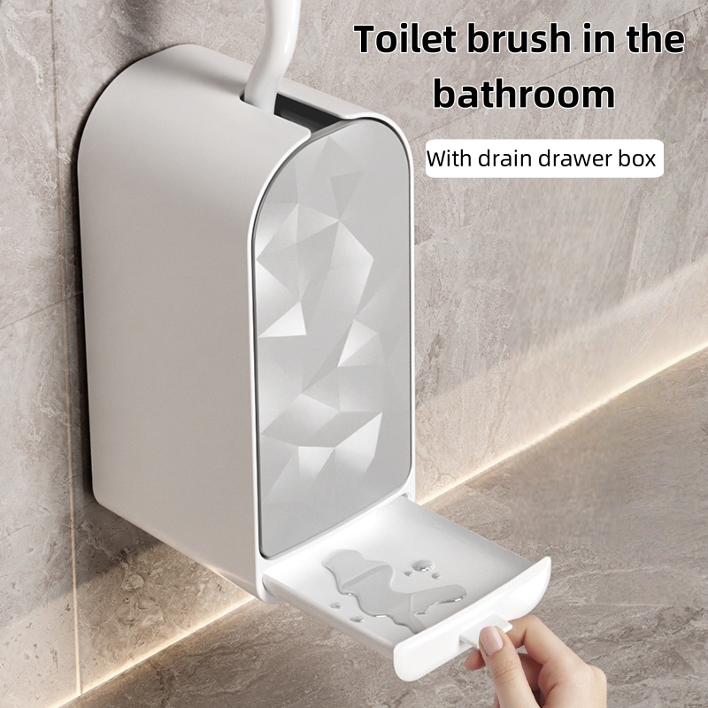 1개의 새 플라스틱 벽걸이형 이중 용도 화장실 브러쉬  - Home Bathroom Cleaning Kit 리뷰 및 가격