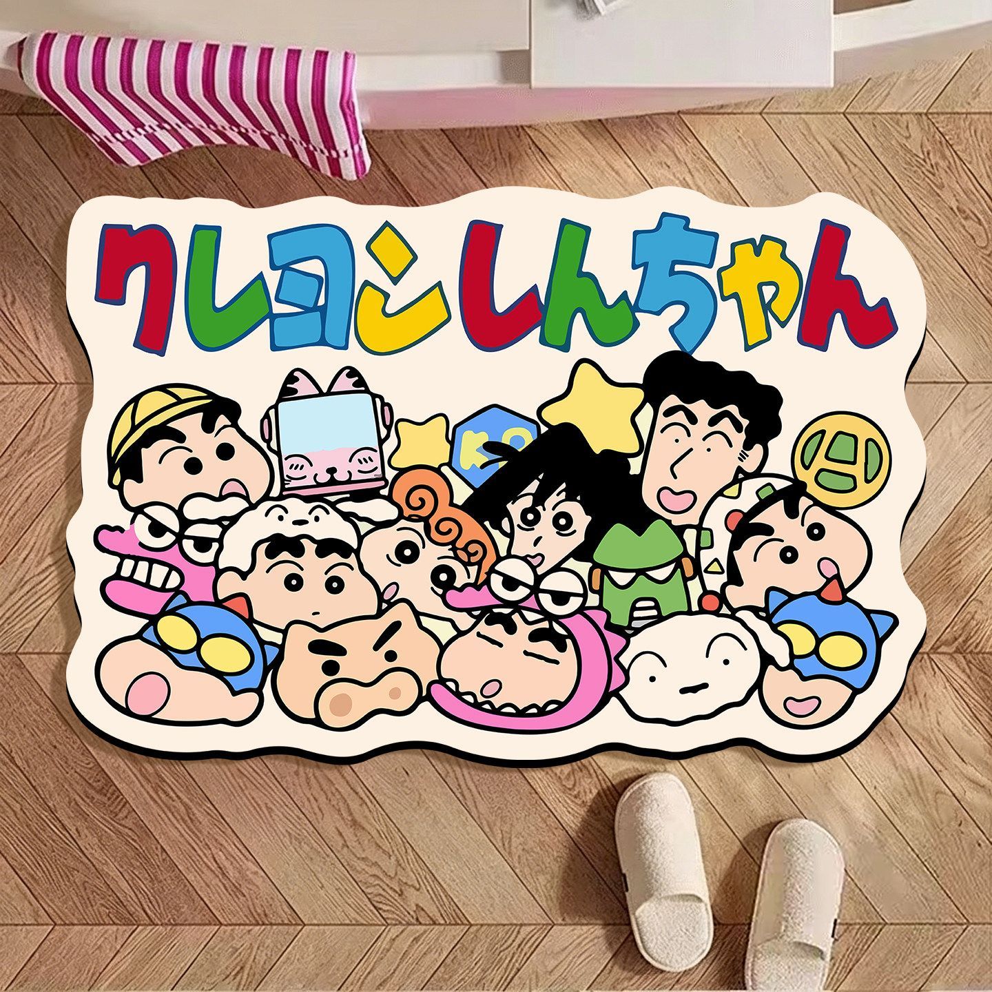 짱구는 못말려 불규칙형 욕실 매트, 만화 디자인 흡수성 - Home Bathroom Mats 리뷰 및 가격