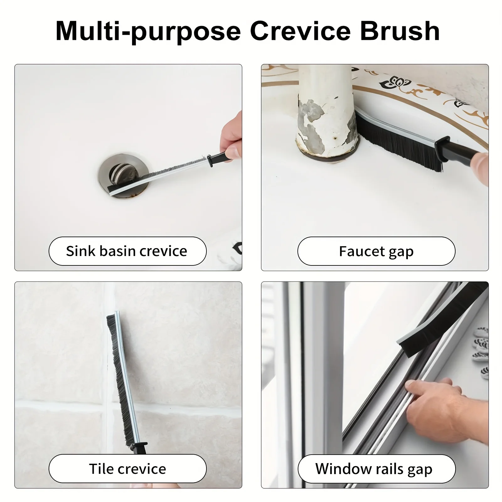 긴 손잡이가 있는 11개 다목적 청소 브러시 ​​세트  - Home Bathroom Cleaning Kit 리뷰 및 가격