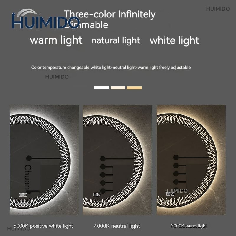 욕실 거울 조절 가능한 스마트 욕실 거울 50CM 원형 - Bathroom Mirror Led 리뷰 및 가격