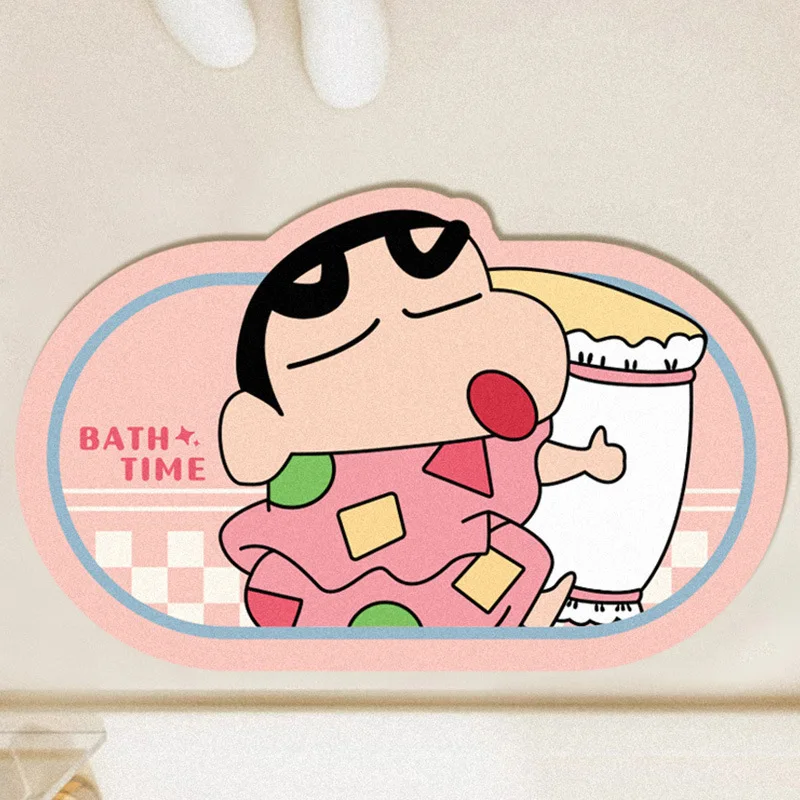 귀여운 만화 짱구 가정용 욕실 주방 변기, 규조토 진흙 - Home Bathroom Mats 리뷰 및 가격