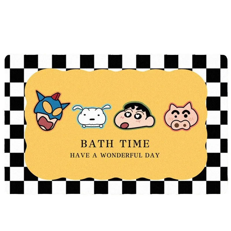 귀여운 만화 짱구 가정용 욕실 주방 변기, 규조토 진흙 - Home Bathroom Mats 리뷰 및 가격