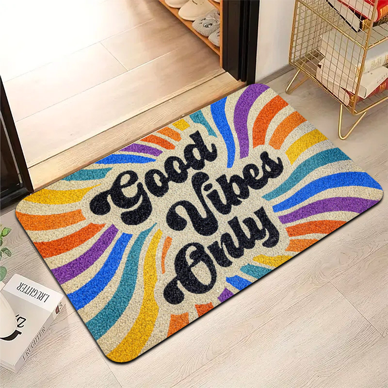 VIKAMA 레인보우 카펫 굿무드 도어매트 웰컴 매트  - Home Goods Bathroom Rugs 리뷰 및 가격