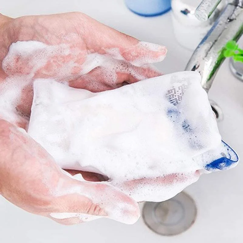 10 개/대 휴대용 깨끗한 거품 메쉬 가방 샤워 세척  - Home Bathroom Cleaning Kit 리뷰 및 가격