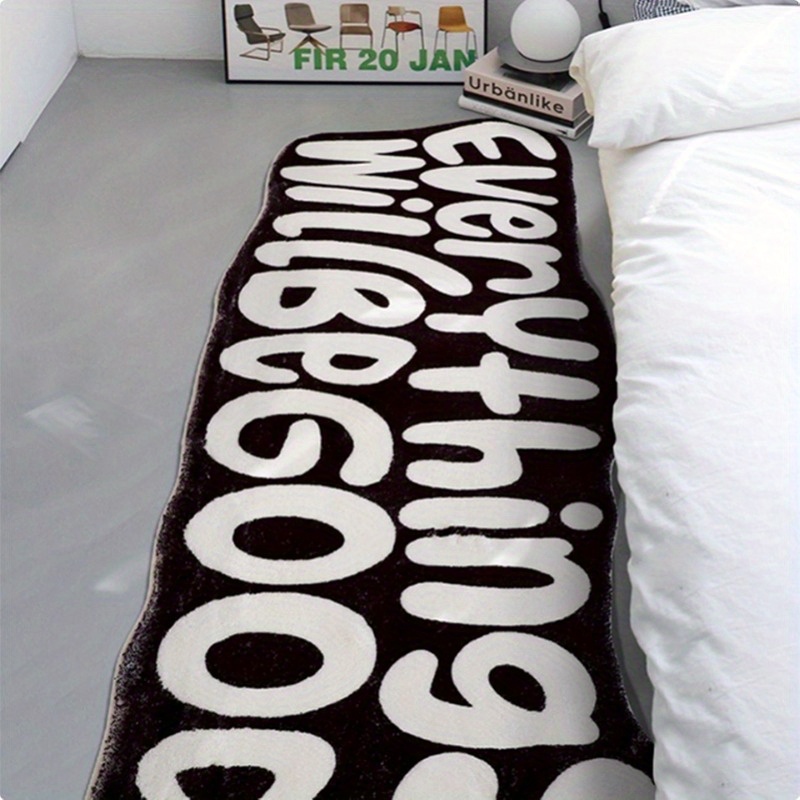 VIKAMA 모든 것이 괜찮을 거야 카펫 격려 카펫 거 - Home Goods Bathroom Rugs 리뷰 및 가격