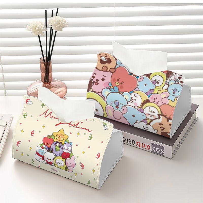 BT21 아이돌 관련 종이 타월 상자 (만화 자동차 배 - Home Bathroom Equipment 리뷰 및 가격