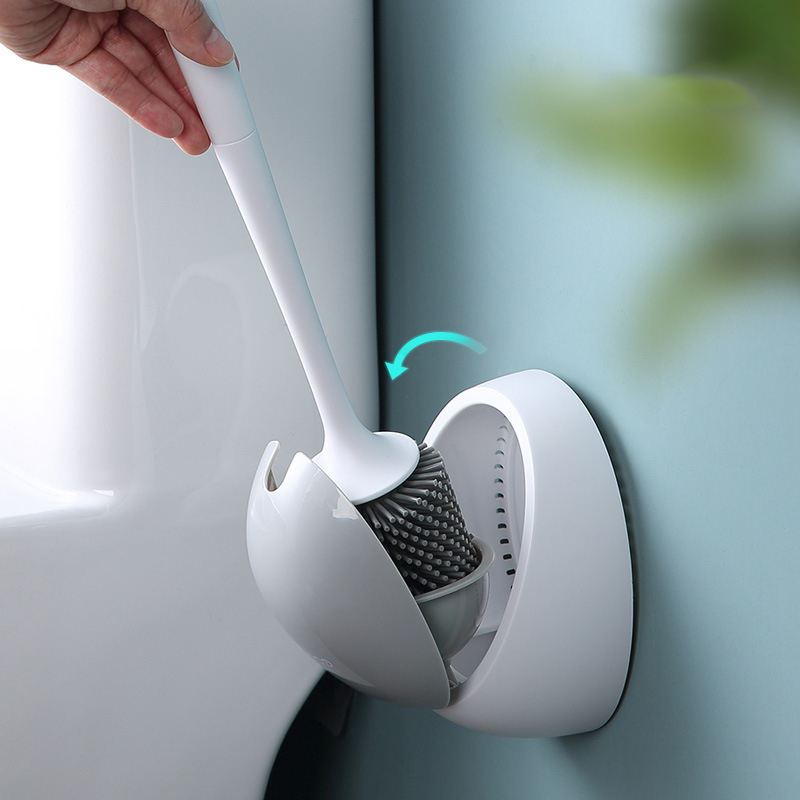 WIKHOSTAR TPR 실리콘 화장실 브러시 WC 액 - Home Bathroom Cleaning Kit 리뷰 및 가격
