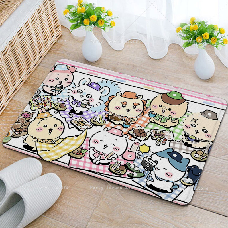 애니메이션 Chiikawas 플란넬 카펫 애니메이션 미 - Home Bathroom Mats 리뷰 및 가격