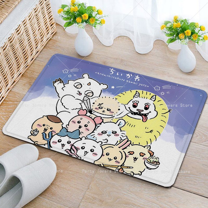 애니메이션 Chiikawas 플란넬 카펫 애니메이션 미 - Home Bathroom Mats 리뷰 및 가격
