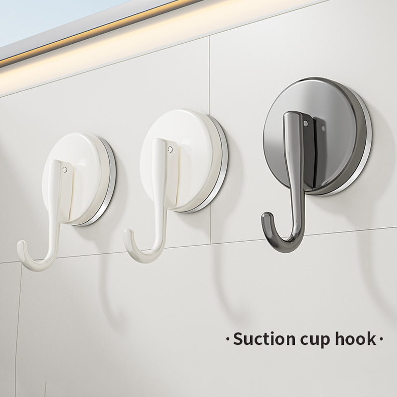 흡입 컵 후크 펀치없는 다기능 교수형 키 옷 걸이 욕실 - Home Bathroom Equipment 리뷰 및 가격