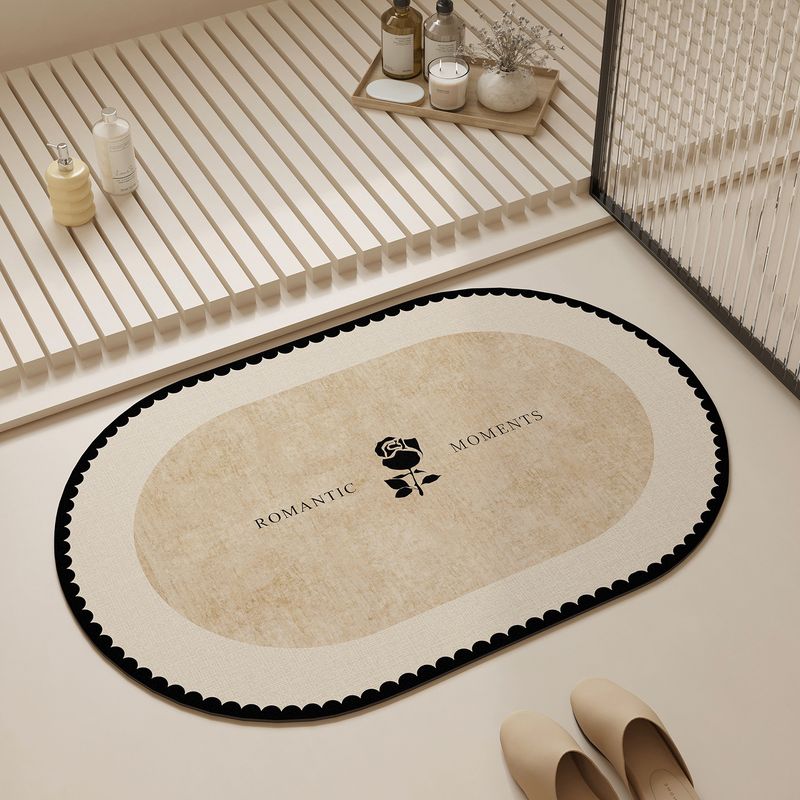 VIKAMA 구름결 무늬 모양의 욕실 매트, 초흡수성  - Home Made Bathroom Vanity 리뷰 및 가격