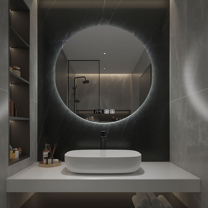 욕실 거울 직경 70CM 원형 스마트 세면대 원형 거울 - Bathroom Mirror Led 리뷰 및 가격