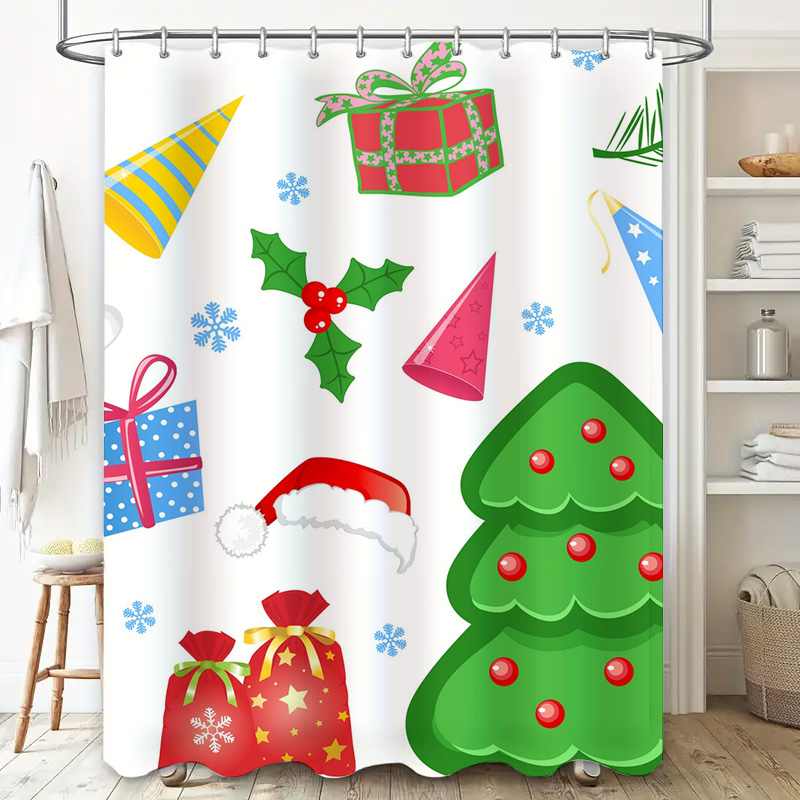 TU 샤워 커튼 크리스마스 숲 사슴 패턴 방수 휴일 욕 - Home Decor Bathroom Ideas 리뷰 및 가격