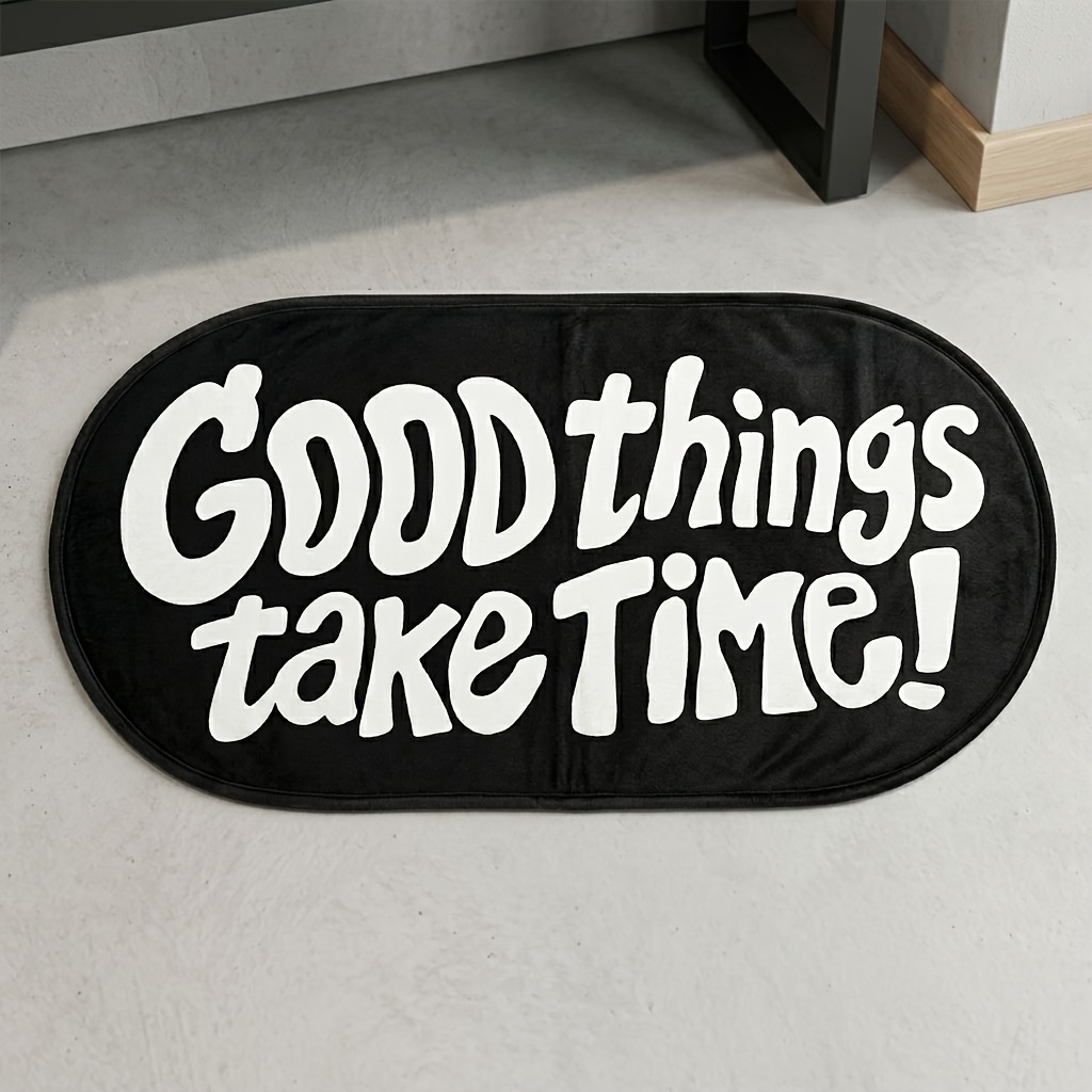 비카마 굿 씽즈 카펫 블랙 오벌 도어매트 부드러운 침대 - Home Goods Bathroom Rugs 리뷰 및 가격