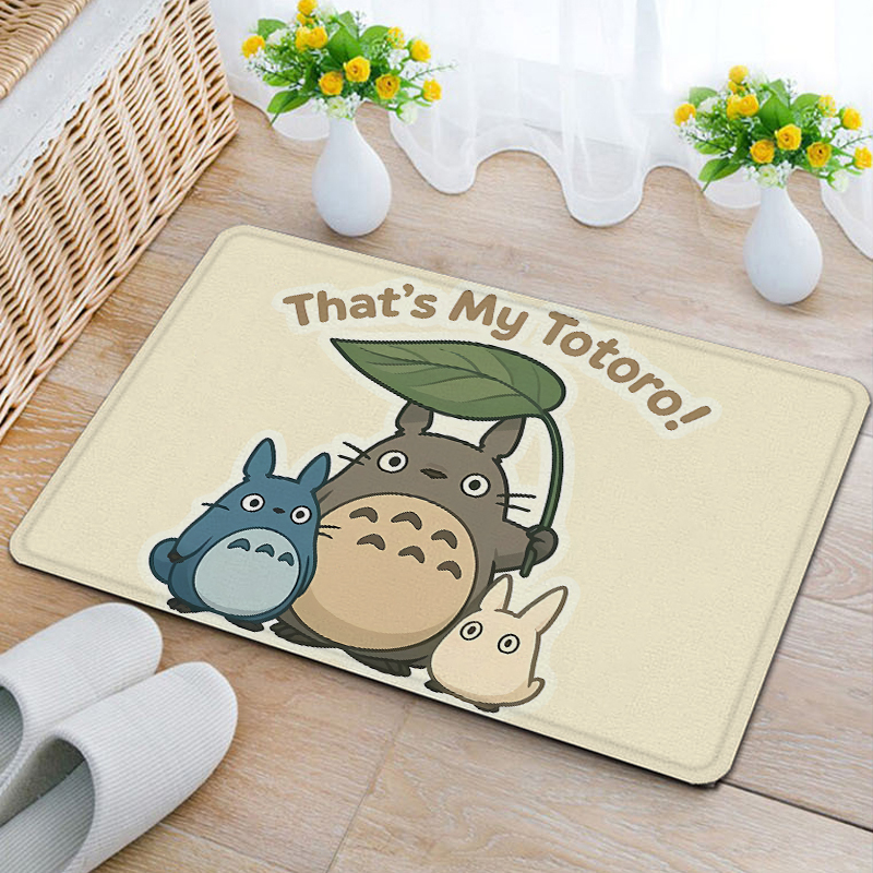 이웃집 토토로 플란넬 바닥 매트 흡수성 빠른 건조 바닥 - Home Bathroom Mats 리뷰 및 가격