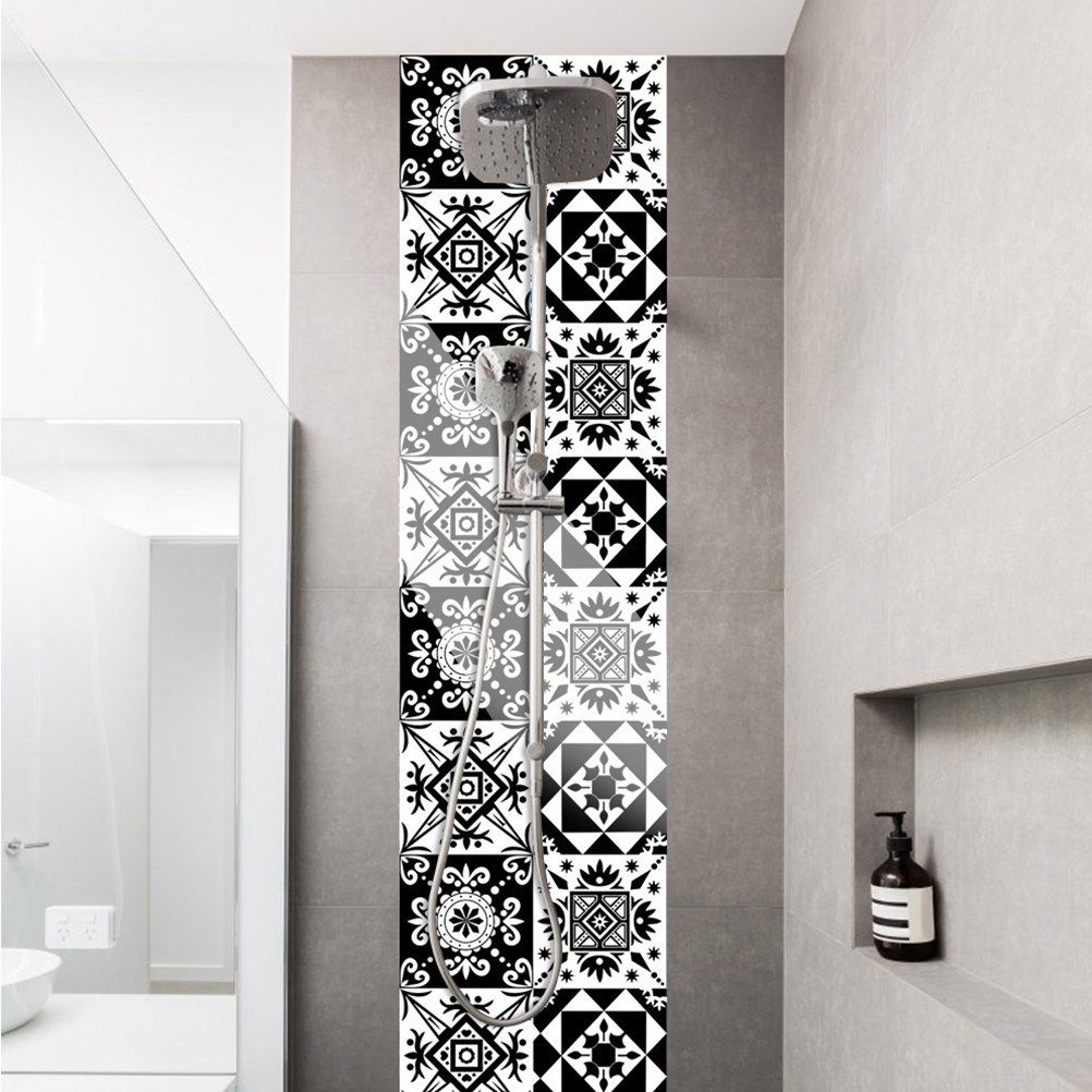 10개 홈데코 벽 스티커 타일 자체 접착식 장식 데칼  - Home Bathroom Wall Tiles 리뷰 및 가격
