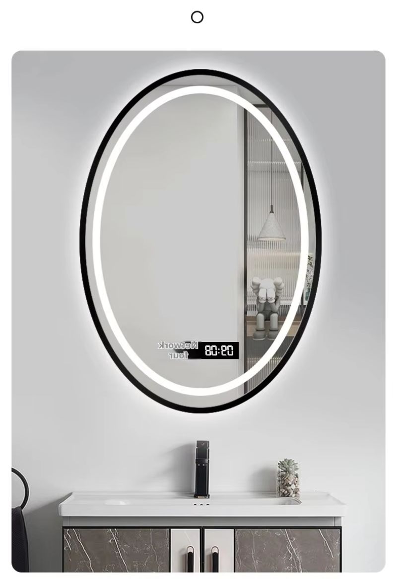 16x24인치 타원형 LED 욕실 거울 골드 프레임 김 - Bathroom Mirror Led 리뷰 및 가격