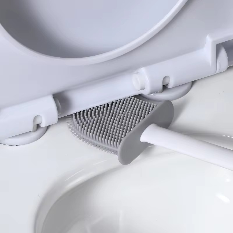 1PC 검은 벽 마운트 화장실 브러시 실리콘 플랫 브러 - Home Bathroom Cleaning Kit 리뷰 및 가격
