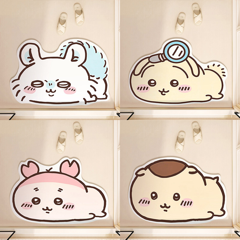 만화 모모나 치이카와 흡수성 바닥 매트 귀여운 라코 시 - Home Bathroom Mats 리뷰 및 가격